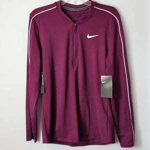 Nike 1/2 Zipper Tennis Long Sleeve Shirt
